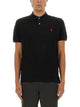 Ralph Lauren Black Cotton Polo Collar Shirt