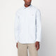 Polo Ralph Lauren  Light Blue/White Striped Shirt Custom-Fit