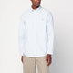 Polo Ralph Lauren Light Blue/White Striped Oxford Shirt Custom-Fit