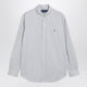 Polo Ralph Lauren Light Blue/White Striped Oxford Shirt Custom-Fit