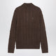 Polo Ralph Lauren Brown Cotton Quarterzip Sweater