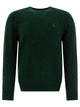 Polo Ralph Lauren Wool And Cashmere Crewneck Sweater With Logo