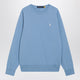 Polo Ralph Lauren Light Blue Cotton Crew-Neck Sweatshirt