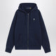 Polo Ralph Lauren Navy Blue Cotton Zip-Up Sweatshirt
