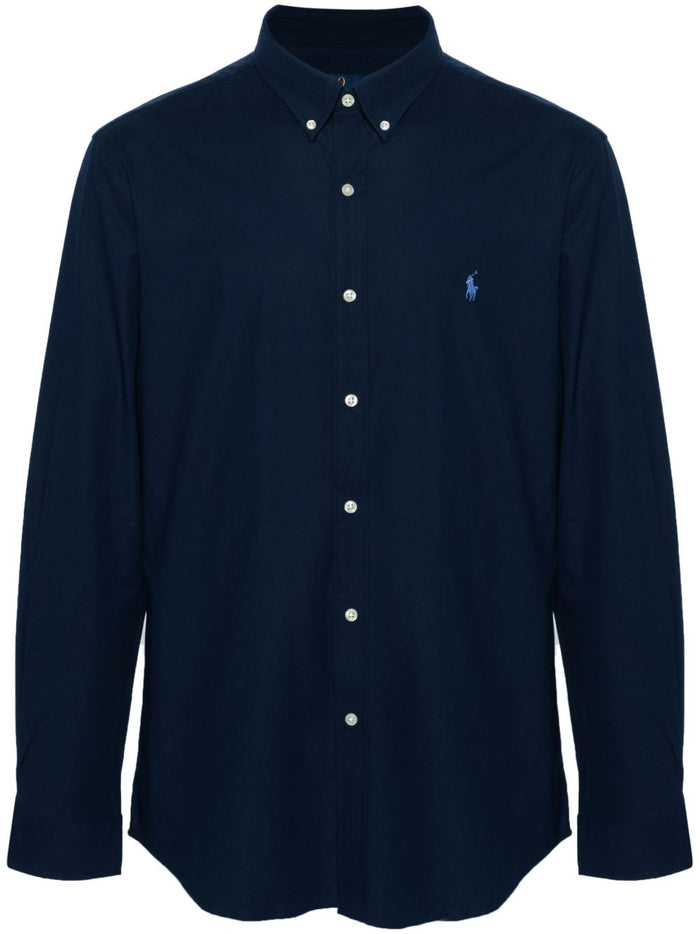 Ralph Lauren Stretch-Cotton Embroidered Shirt