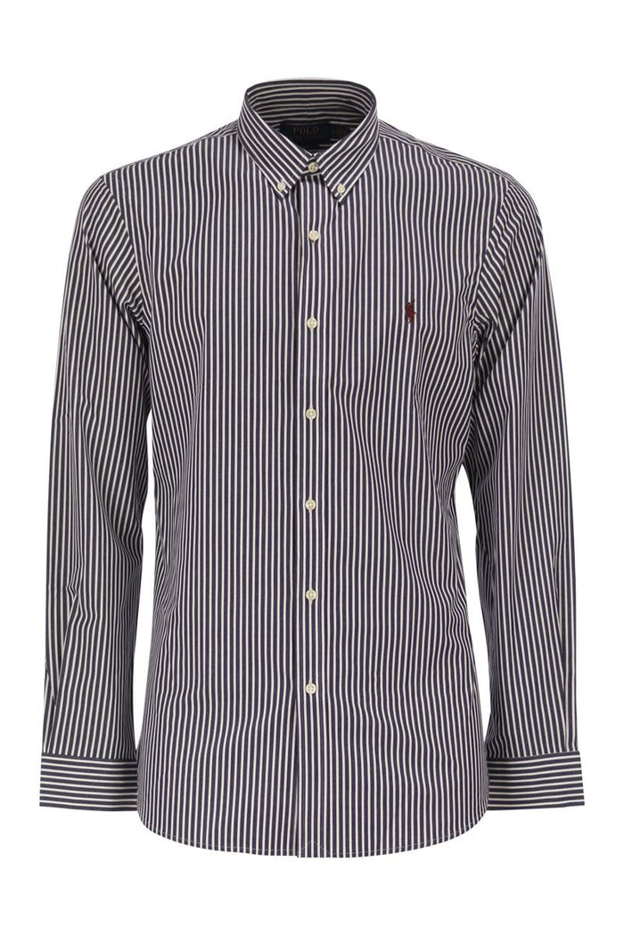 Polo Ralph Lauren Stretch Poplin Striped Shirt