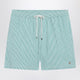 Polo Ralph Lauren Traveler Striped White/Green Seersucker Swim Shorts