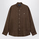 Polo Ralph Lauren Customfit Linen Shirt In Hazelnut Color