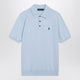 Polo Ralph Lauren Light Blue Cotton Knit Polo Shirt