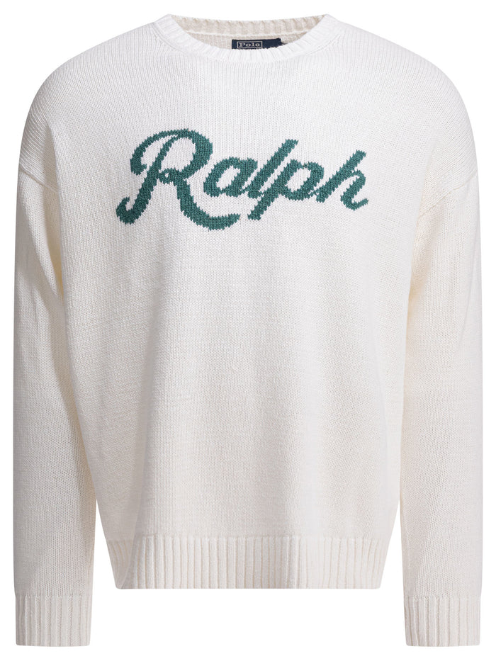 Polo Ralph Lauren White Linen Knitwear