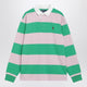 Polo Ralph Lauren Pink/Emerald Green Striped Polo