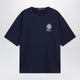 Polo Ralph Lauren Navy Blue Relaxedfit Tshirt With Logo Prints