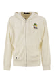 Polo Ralph Lauren Cotton Blend Zip Hoodie With Tropical Embroidery