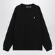 Polo Ralph Lauren Black Cotton Relaxed-Fit Crewneck Sweatshirt