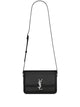 Saint Laurent Solferino Black Leather Shoulder Bag