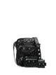 Balenciaga Black Leather Le Cagole Men Crossbody Bag