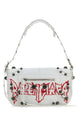 Balenciaga White Leather Le Cagole Xs Diy Metal Crossbody Bag