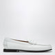 Sebago Danielle White Leather Loafers