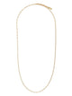 Saint Laurent Long Parallel Chain Necklace