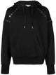 Alexander Mcqueen Eyelet Hoodie Heavy Org