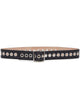 Alexander Mcqueen Black Leather Belt