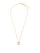 Ferragamo Gold Strass Necklace