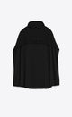 Saint Laurent Fleece Hoodie Cape