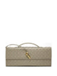 Bottega Veneta Ecru Leather Top Handle Bag