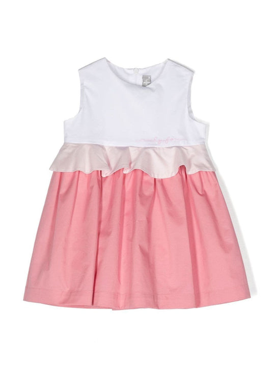 Il Gufo Two-Tone Sleeveless Dress