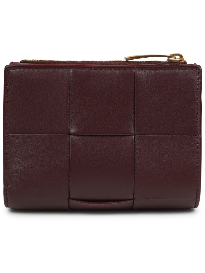 Bottega Veneta Bifold Wallet With Zipper Small