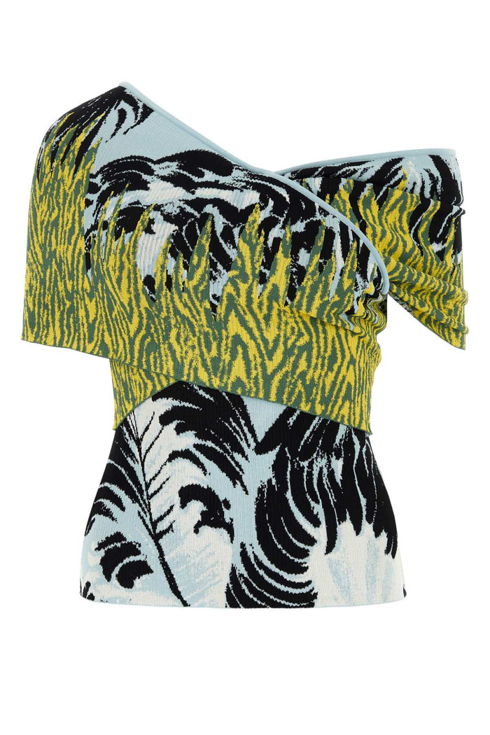Bottega Veneta Embroidered Jacquard Top