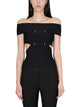 Alexander Mcqueen Top With Cut Out Details