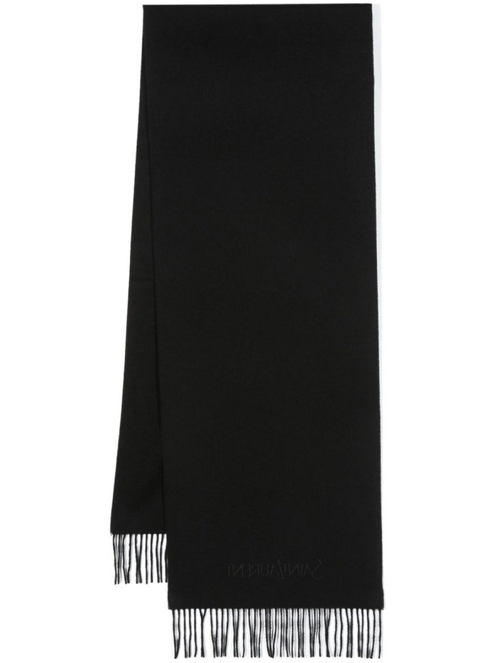 Saint Laurent Cashmere Jacquard Scarf