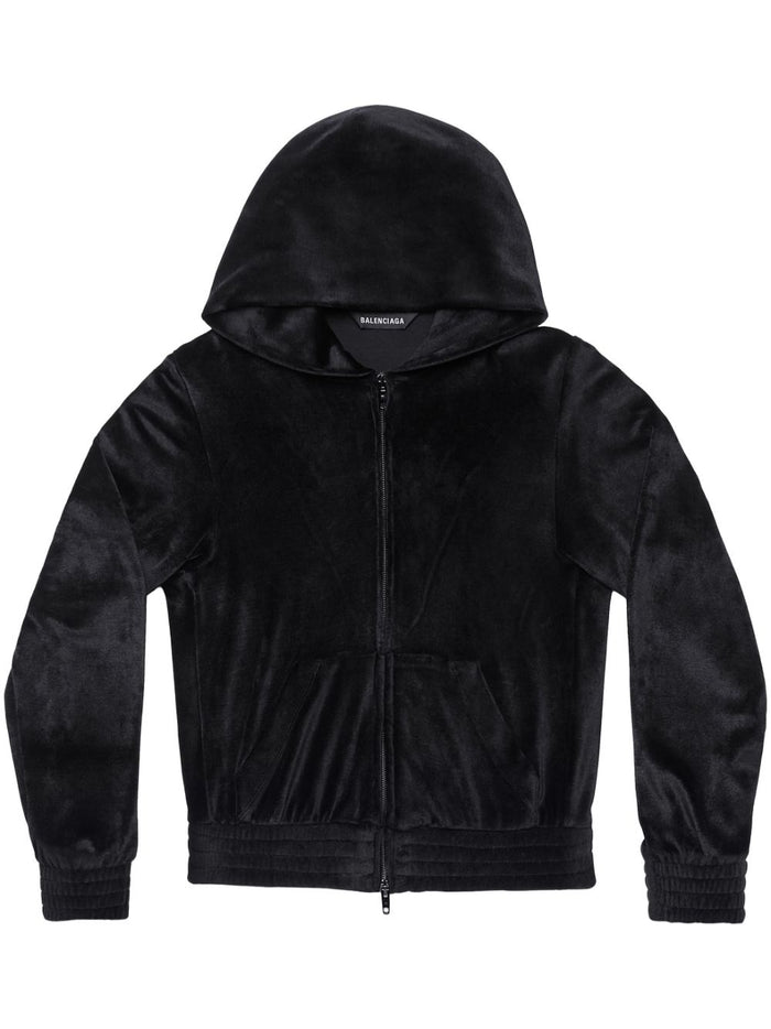 Balenciaga Bb Paris Zippered Sweatshirt