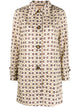 Gucci Gucci Horsebit Print Coat