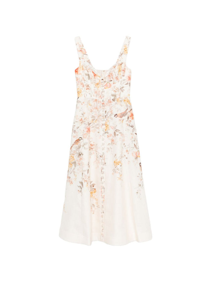 Zimmermann Luna Linen Picnic Dress