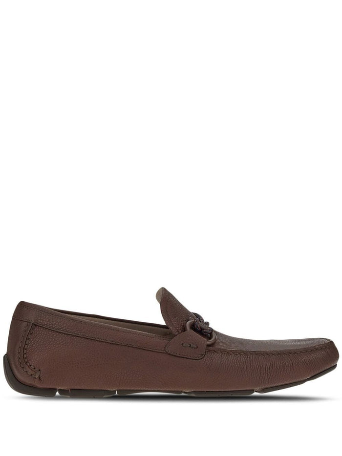 Ferragamo Brown Leather Shoes