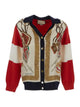 Gucci Extra Fine Wool Cardigan With Print