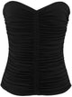 Saint Laurent Crepe Jersey Bustier