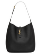Saint Laurent Black Leather Large Le 5 Ã  7 Shoulder Bag