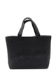 Saint Laurent Black Raffia Saint Laurent Shopping Bag
