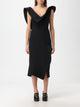 Bottega Veneta Cotton Blend Midi-Dress