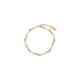 Saint Laurent Gold Brass Bracelet