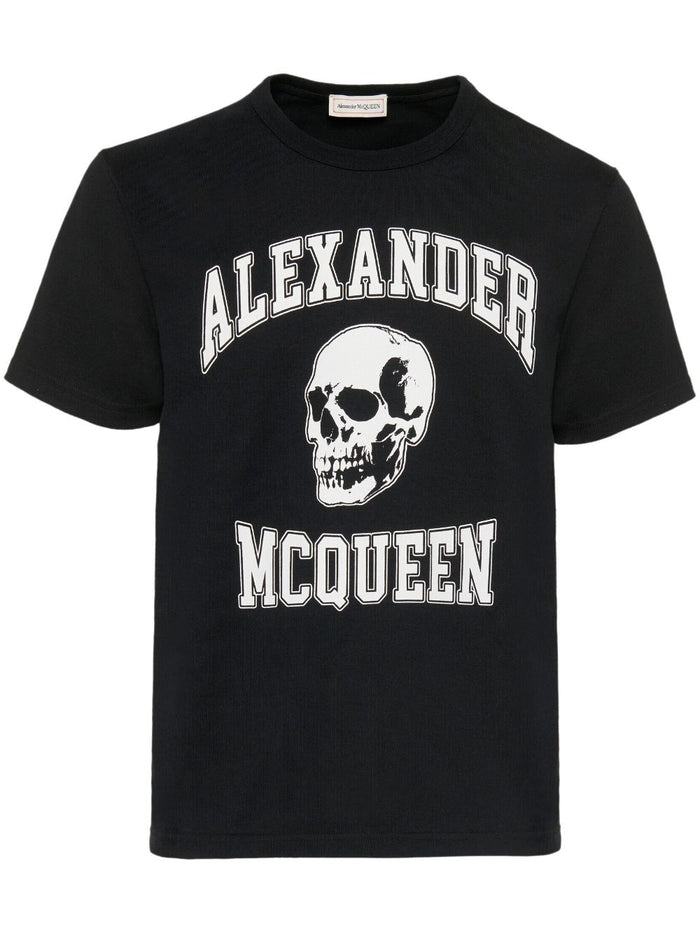 Alexander Mcqueen Skull Logo T Shirt