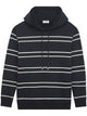 Saint Laurent Striped Cotton Hoodie