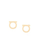 Ferragamo Gancini Earrings In Brass