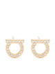 Ferragamo Gancini Crystal Earrings