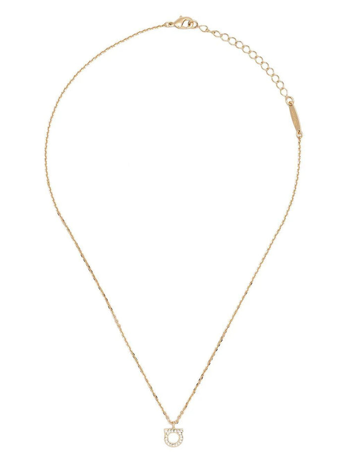 Ferragamo Collana Gancini Cristalli