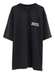 Balenciaga Black Cotton T-Shirts Medium Fit