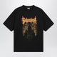 Balenciaga Black Oversized T-Shirt With Logo Print